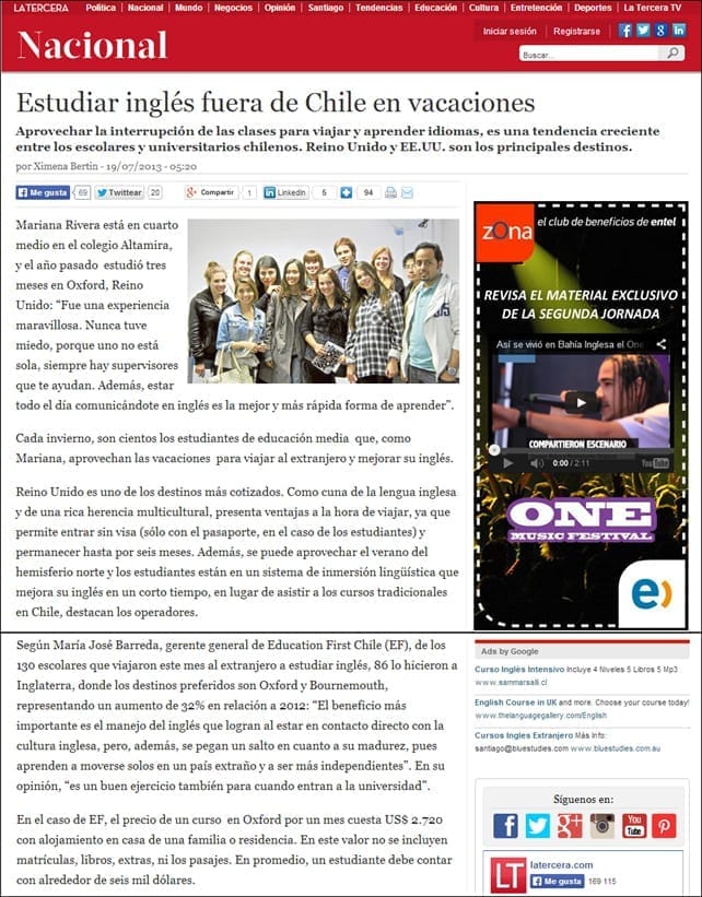 La Tercera - Chile
